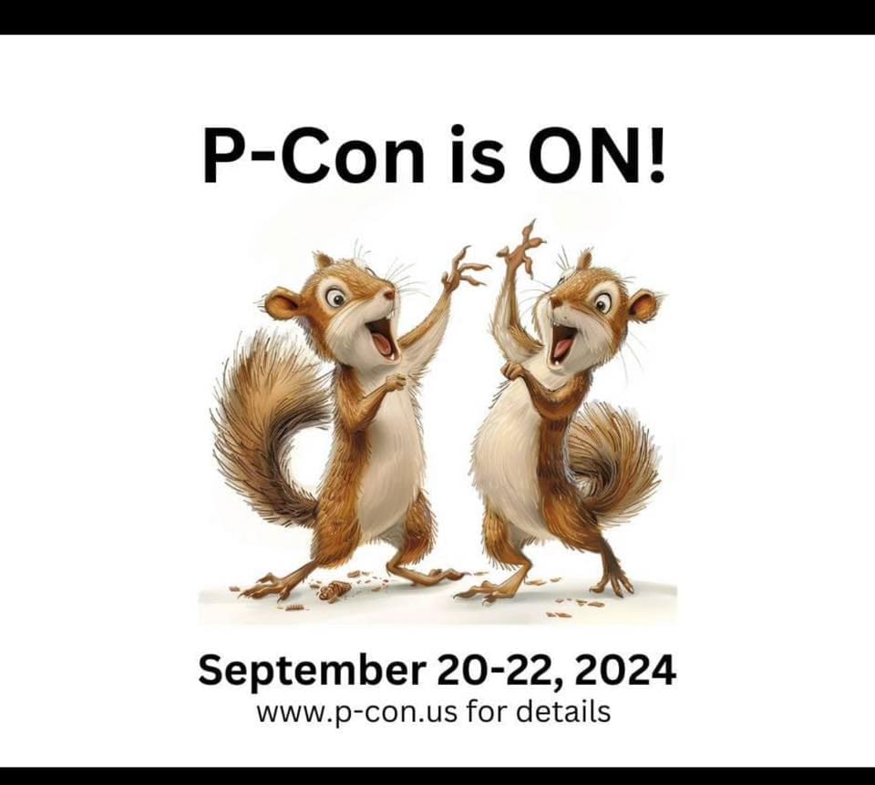 We’re going to be Guests of Honor at P-Con!