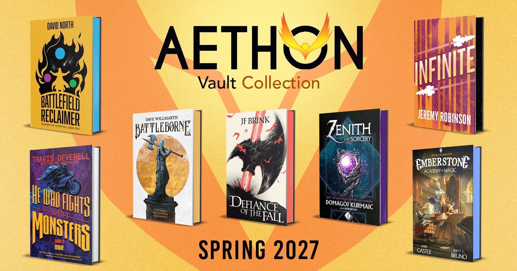 AETHON: Vault Imprint Fantasy & Scifi Hardcovers Coming in Early 2027!